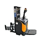 Electric Roll Handling Truck with 360° Rotating Clamp